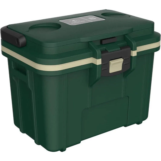 8QT Personal Cooler Dry Box for Outdoor Adventures Portable Ice Chest with Insulated Interior and Sealed Lid to Keep Items Cool