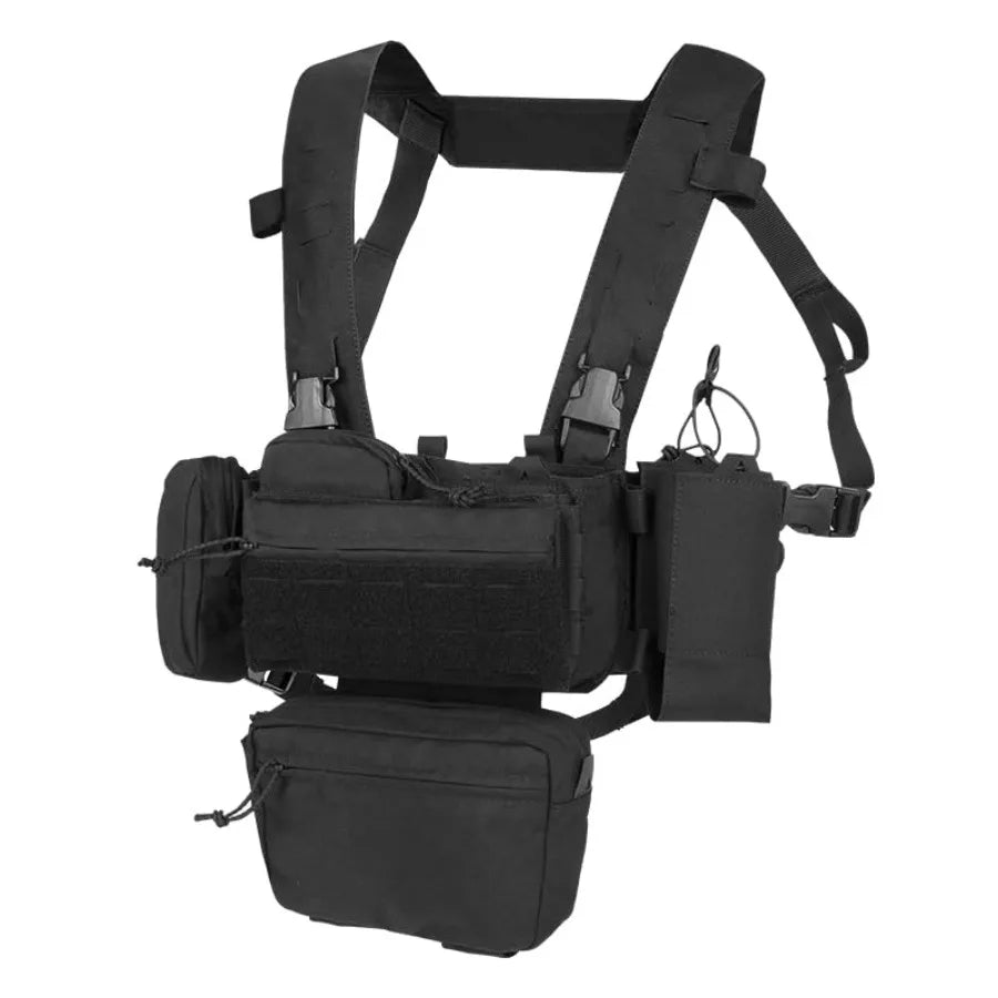Tactical Chest Mini Rig 1000D Quick Release Multifunctional Tactical Vest Outdoor with Multi-Pockets