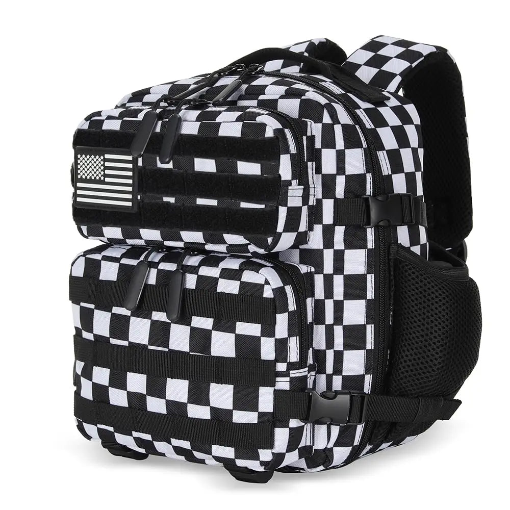 9L Cherry Print Tactical Backpack For Adults Hiking Fitness Small Utility Bag