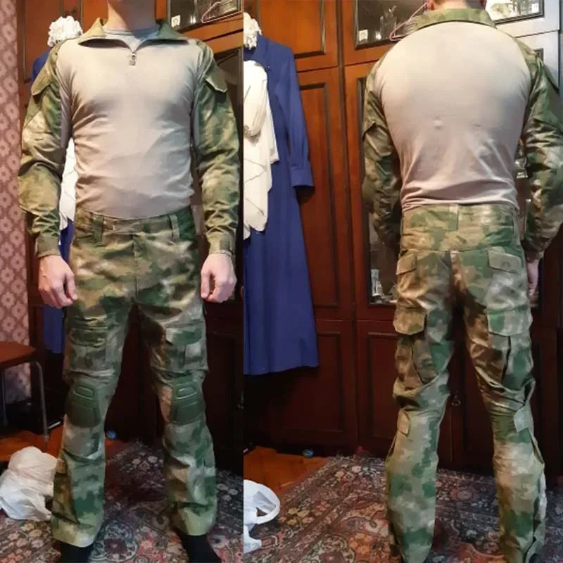 G4 Tactical Uniform Milit Outdoor Camo Suit Combat Shirts Cargo Pants Men Trainning Sets Airsoft Paintball Mens HuntingClothes