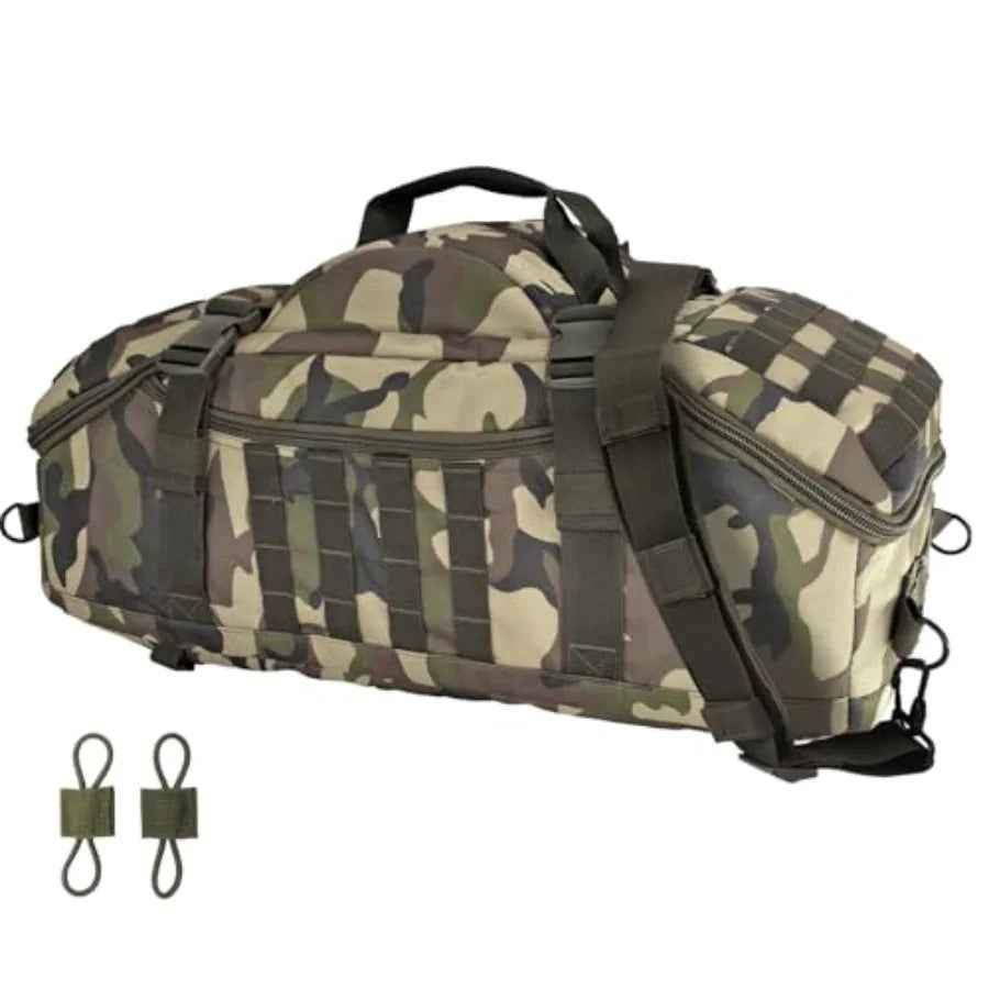 Large Travel Duffle Bag Military Tactical Backpack Army Assault Pack 3 Day Bug Out Rucksack for Outdoor Sports Hiking Camping w
