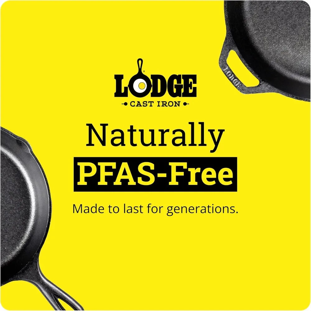2-in-1 3.2 Qt Dutch Oven & 10.25" Skillet Set, PFAS-Free, for Sourdough, Frying, Camping