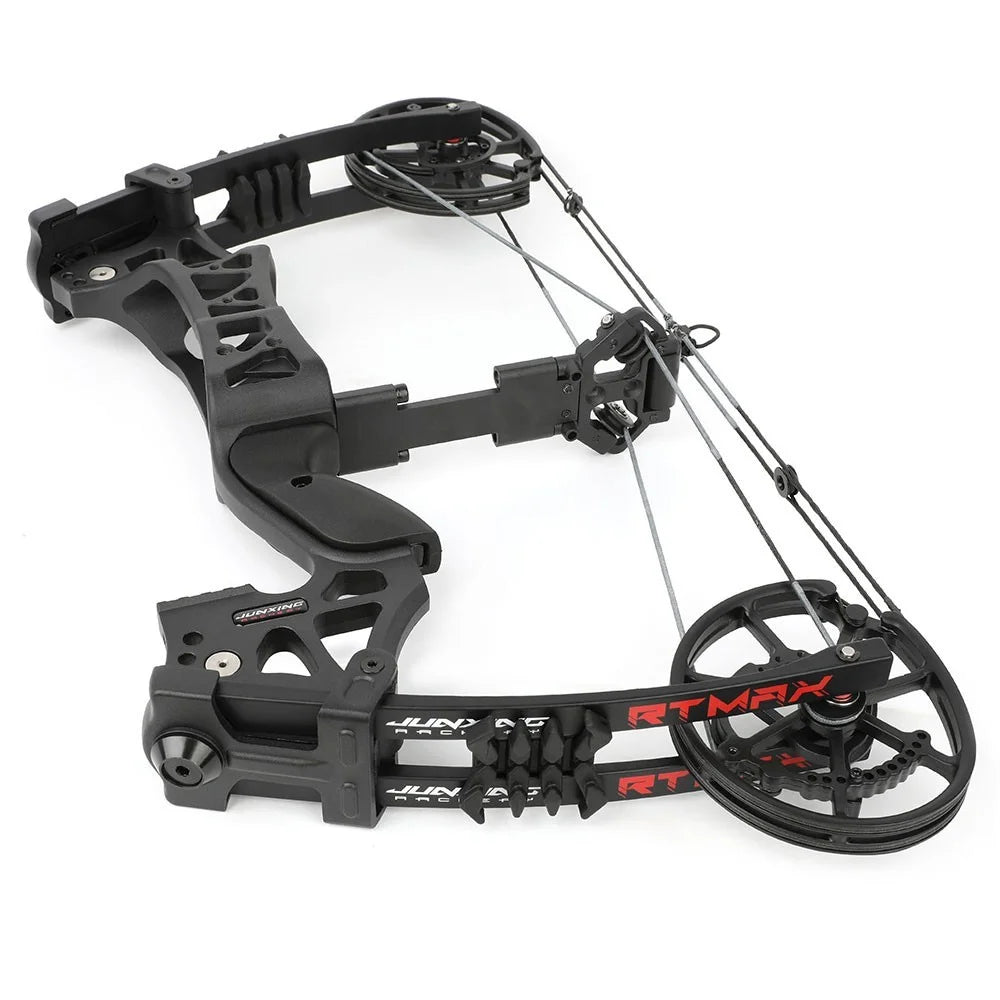 Dual-Use Compound Bow 40-70lbs 80% Let-off for Adults Steel Ball Arrows Hunting Shooting and Outdoor Sports Accessories