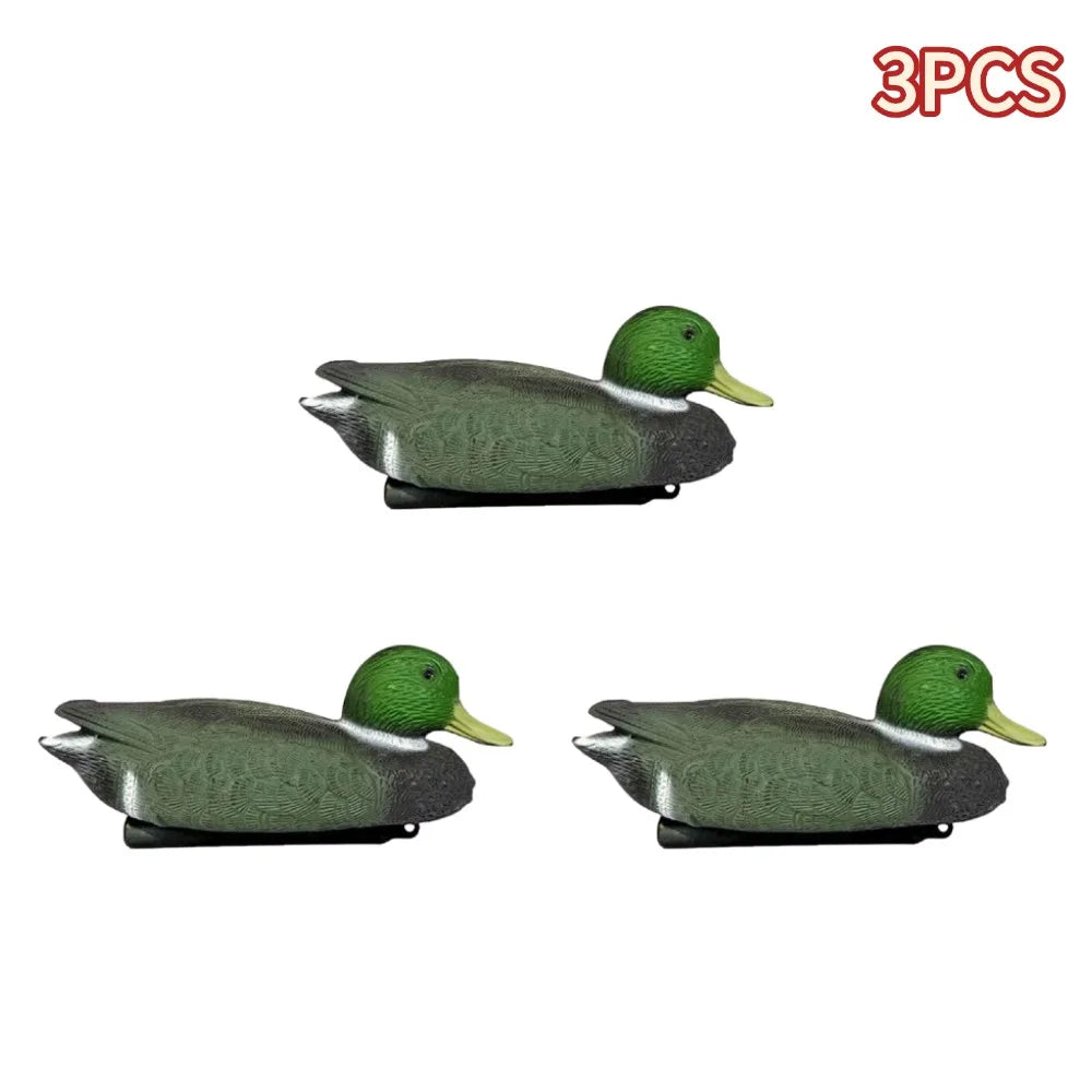 1-10pcs Fake Duck Decoy 3D Floating Hunting Shooting Duck Decoy Fishing Lure for Garden Decoration Simulation Hunting Duck