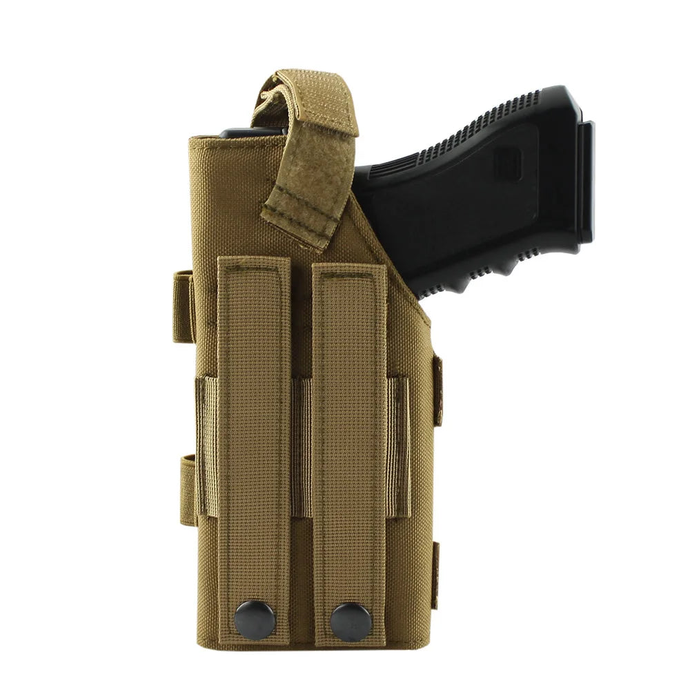 Hunting MOLLE leg quick pull gun holster, real CS field tools leg hanging supplies hunting equipment