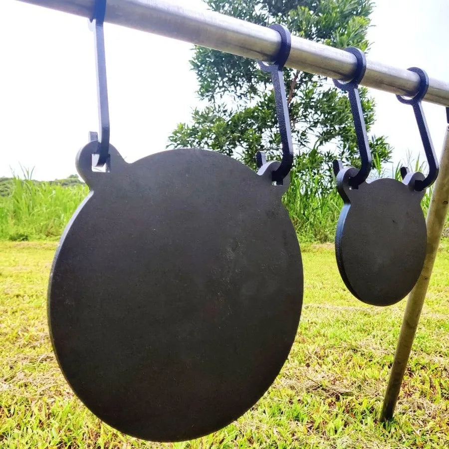 Steel Targets for Shooting Fullbow AR500 Metal Gong Target 3 8 Inch Thick High Caliber Torso Silhouette Metal Target for Precis