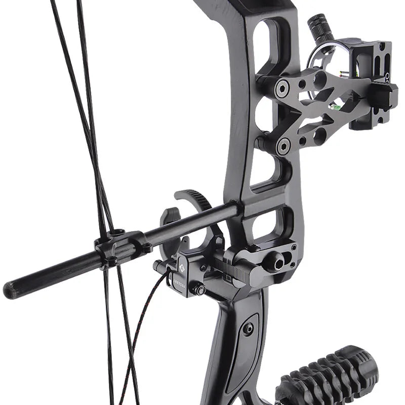Compound Bow Arrow Rest Heavy Duty Aluminum Alloy Fall Away Support Wearproof Stable for Daily Training Outdoor Hunting Shooting Accessories