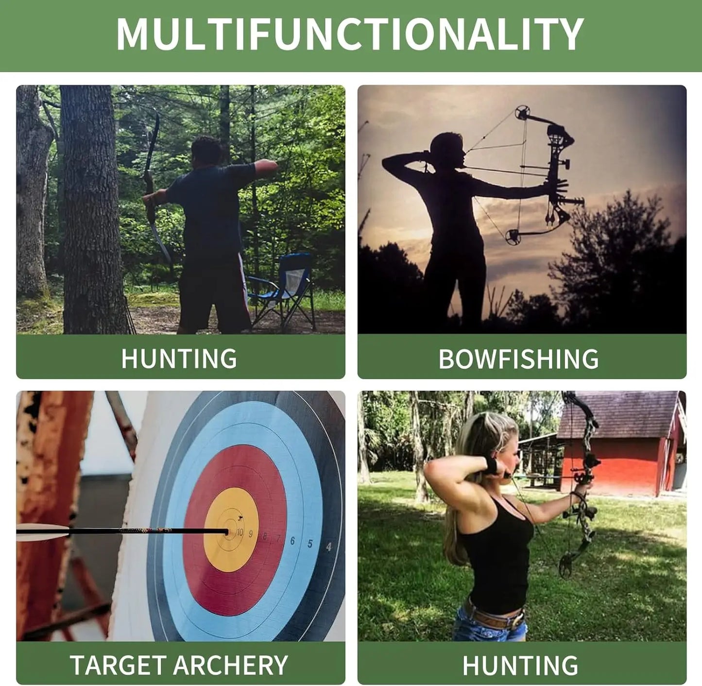 Compound Bow and Arrow for Adult and Beginner, Hunting Bow Archery Set, Right Hand, 30-70 Lbs Draw Weight, 23.5\\u201d-31\\u201d