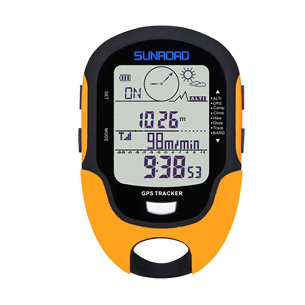 Sunroad FR500 Multifunction LCD Digital Altimeter Barometer Compass Thermometer Hygrometer Weather Forecast LED Torch