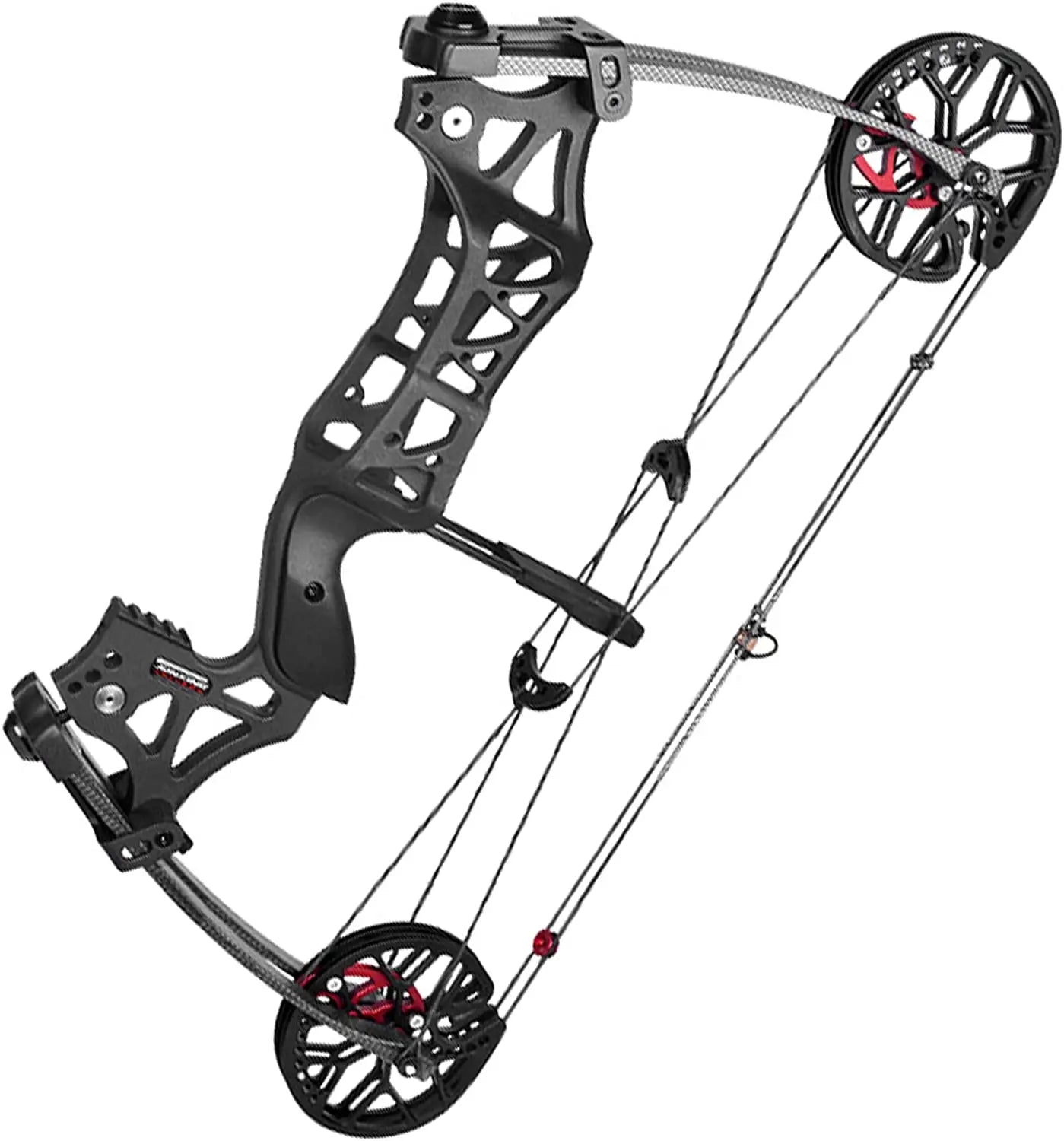 M109E Compound Bow Set Steel Ball Bow and Arrow Compound Pulley Bow 30-60 lbs Hunting Compound Bow for Outdoor Shooting Archer