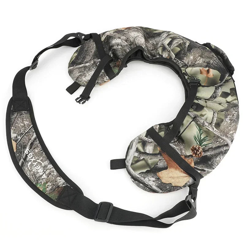 Black/Camo Diving Cloth Compound Bow Bag Portable Elastic Suitable Foldable Bow Bag Archery Accessory Outdoor Hunting Shooting
