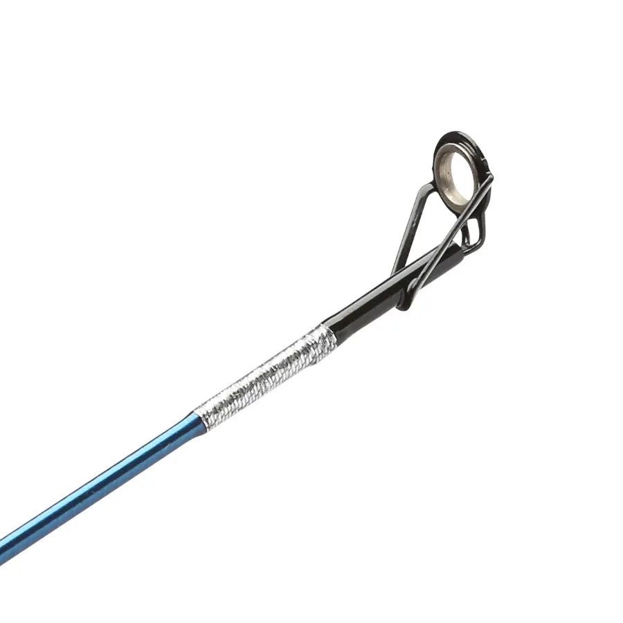 Fishing rod for freshwater angling, graphite composite material, black color, ultra-sensitive tip and durable 2-piece design