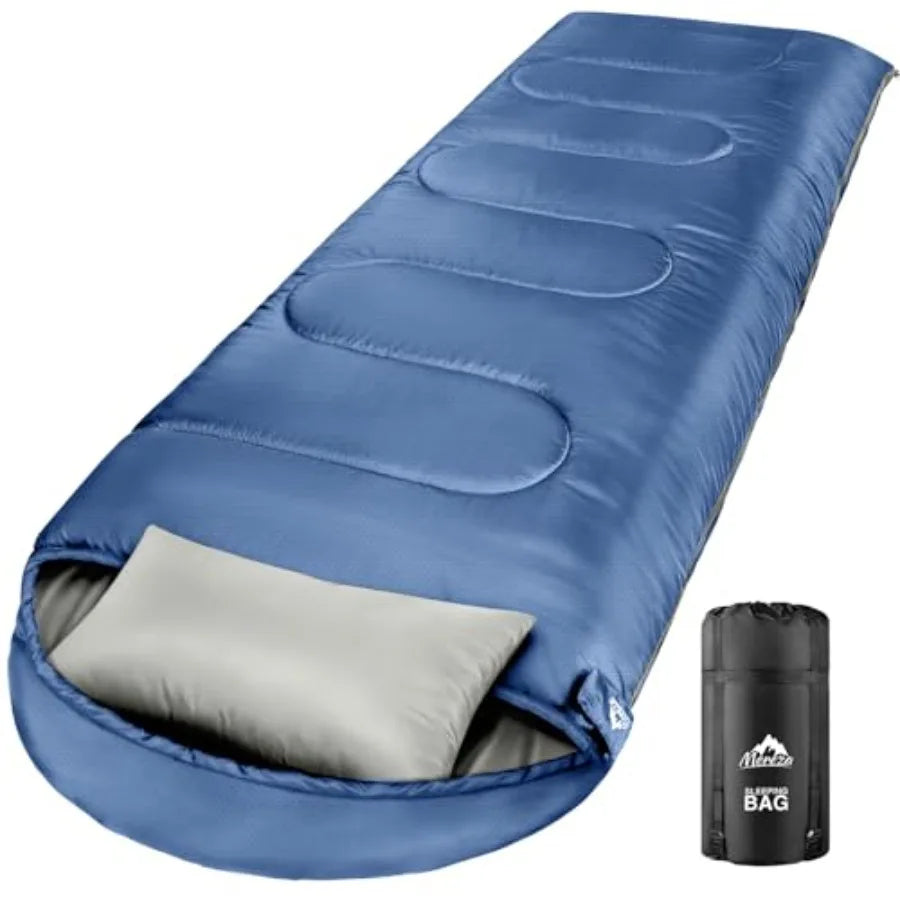 0 Degree Winter Sleeping Bag for Adults with Pillow Cold Weather Sleeping Bag for 4 Season Camping Hiking Backpacking Sleeping