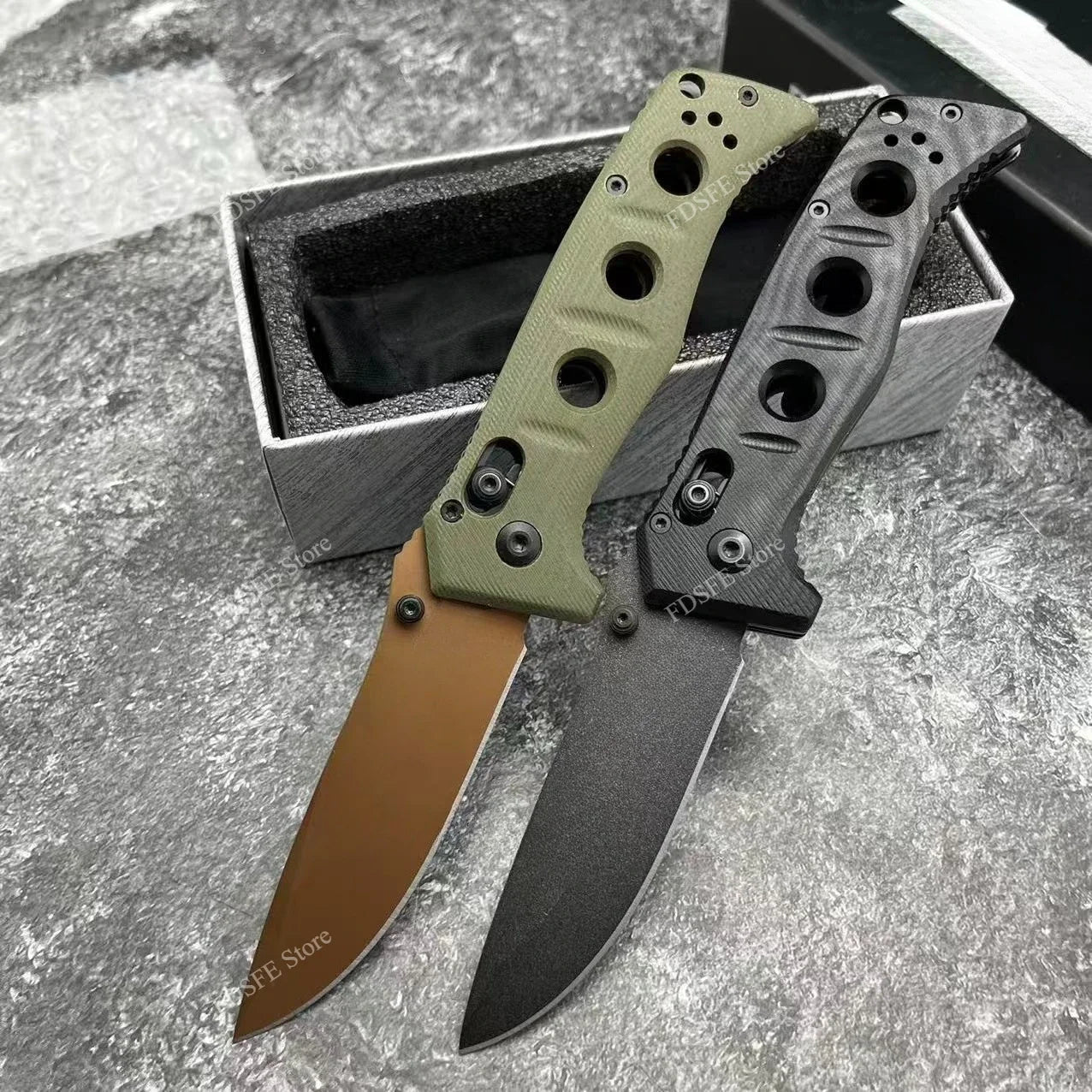 BM 273 Outdoor Folding Knife Jungle Climbing Fishing Portable Knives Daily Cutter Wilderness Adventure Hiking Practical Tools Camping Hiking EDC Foldable Durable Fruit Knife Gift