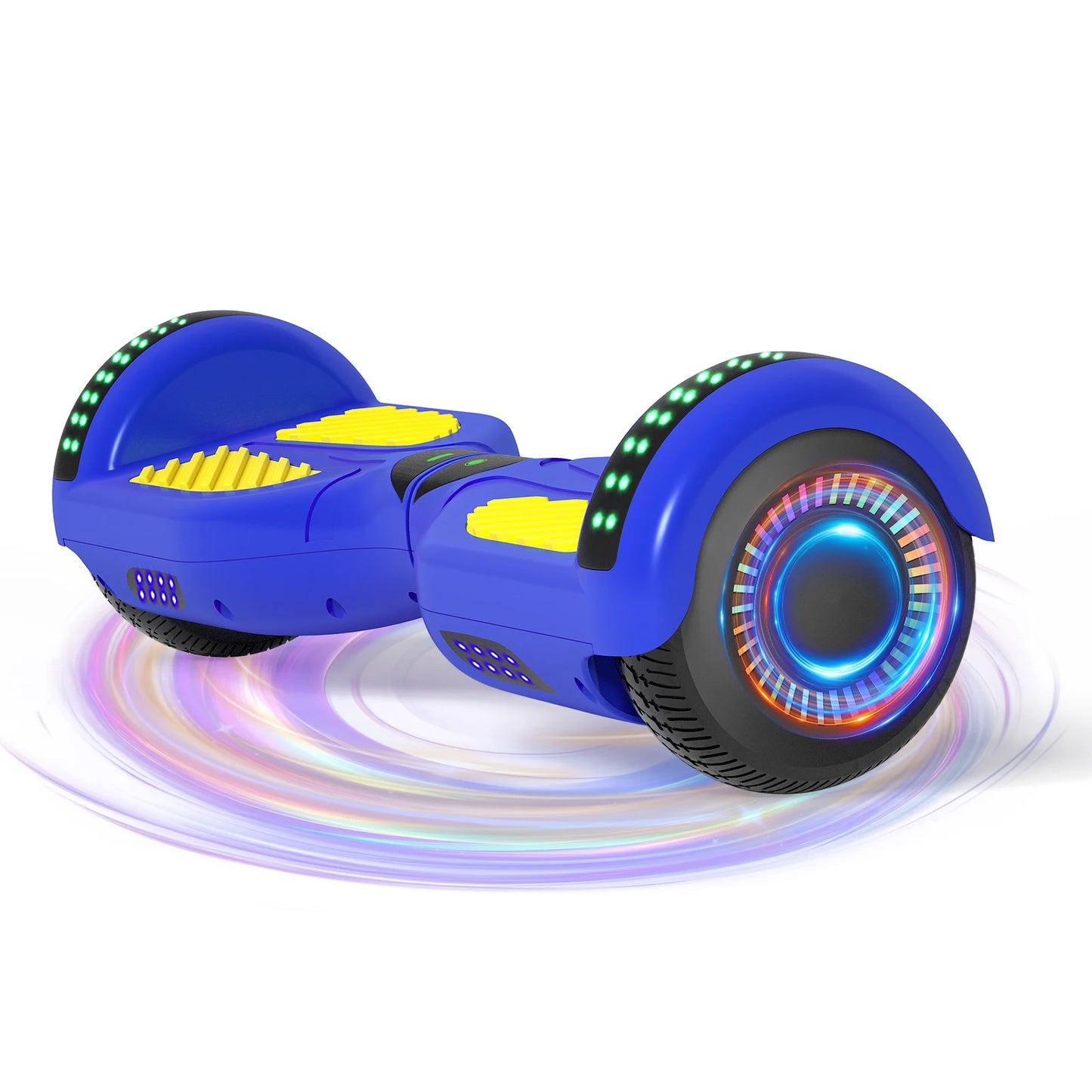 Commugo Self-Balancing Scooter with Bluetooth Speaker, APP Control, LED Lights, All Terrain Hoverboard for Kids Adults, All Ages