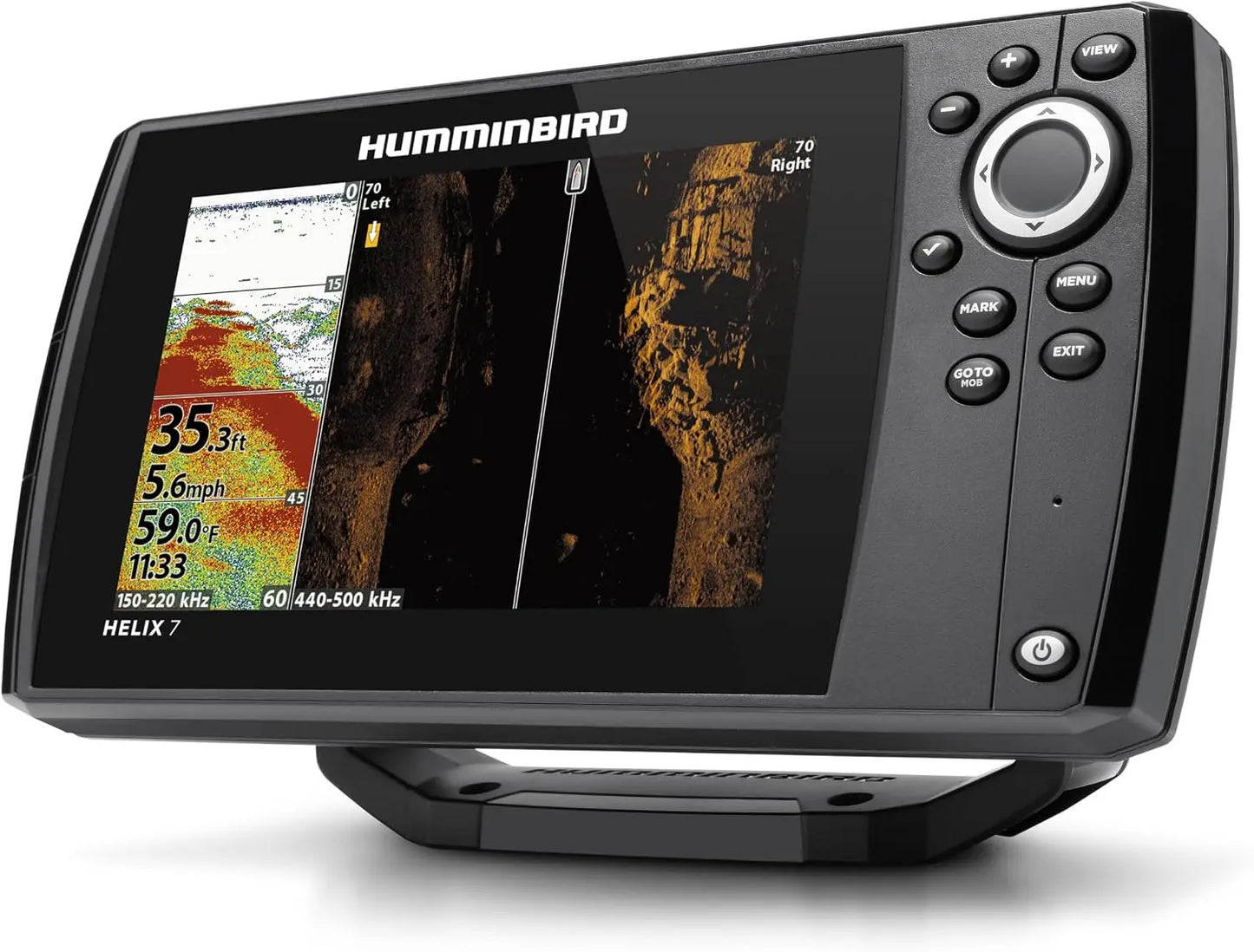 Original Humminbird Helix High Precision Fish Finder Waterproof Depth Sonar for Boat Fishing Outdoor Angling Portable Fishing Depth Finder Durable Marine Fish Detector