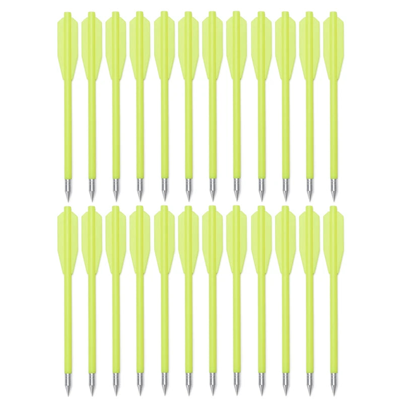 60Pcs Crossbow Bolts 6.5" Carbon Arrows Vanes Pistol Mini Bow Archery Hunting Target