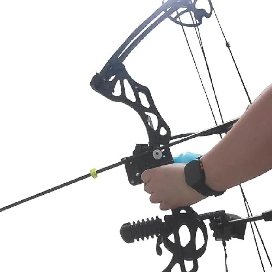 Southland Archery Supply Outrage Compound Bow Bowfishing Bottle Reel Package - Black