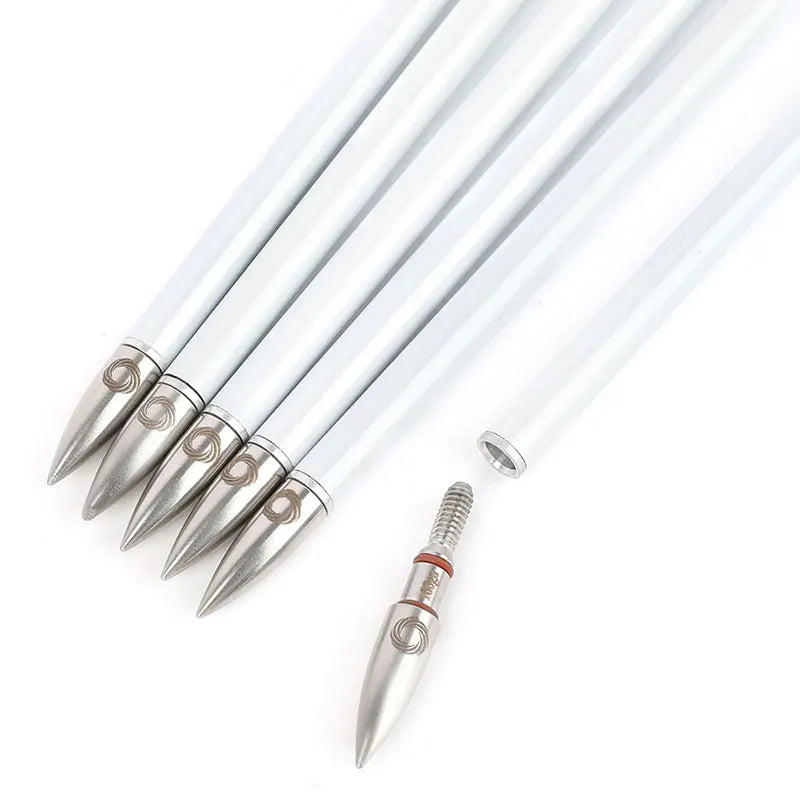 6pcs 32inch Archery Pure Carbon Arrow Spine 500 Shaft +/- 0.003 Recurve Bow Compound Bow Hunting Shooting Target Arrows