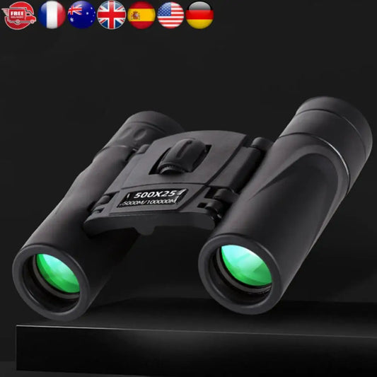Portable Binoculars Long Range HD Powerful Binoculars Professional Binoculars for Hunting Sports Outdoor Camping Travel