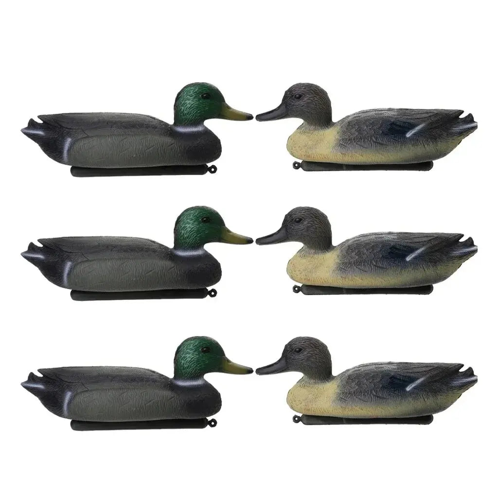1/6PCS Floating Duck Decoy 3D Decoy Lure with Keel for Outdoor Hunting Fishing Accessories Realistic Bird Float on The Water