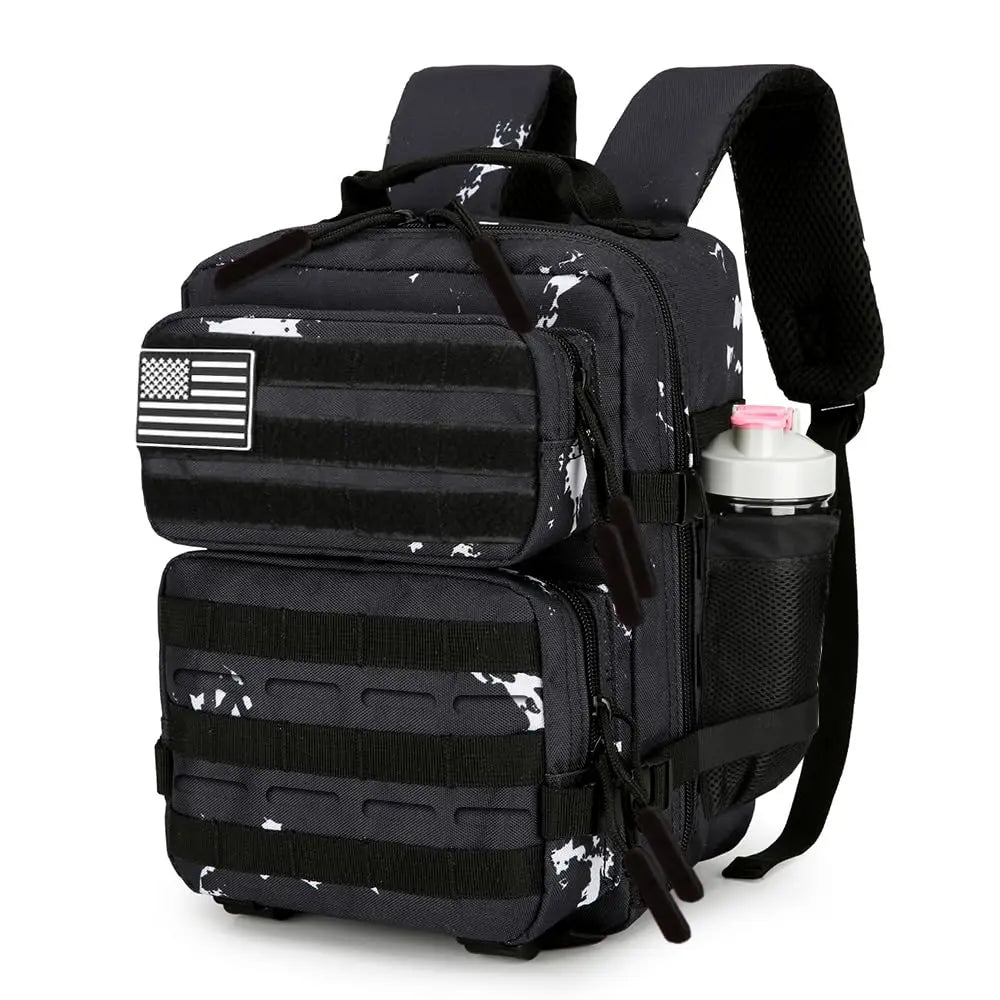 9L Cherry Print Tactical Backpack For Adults Hiking Fitness Small Utility Bag