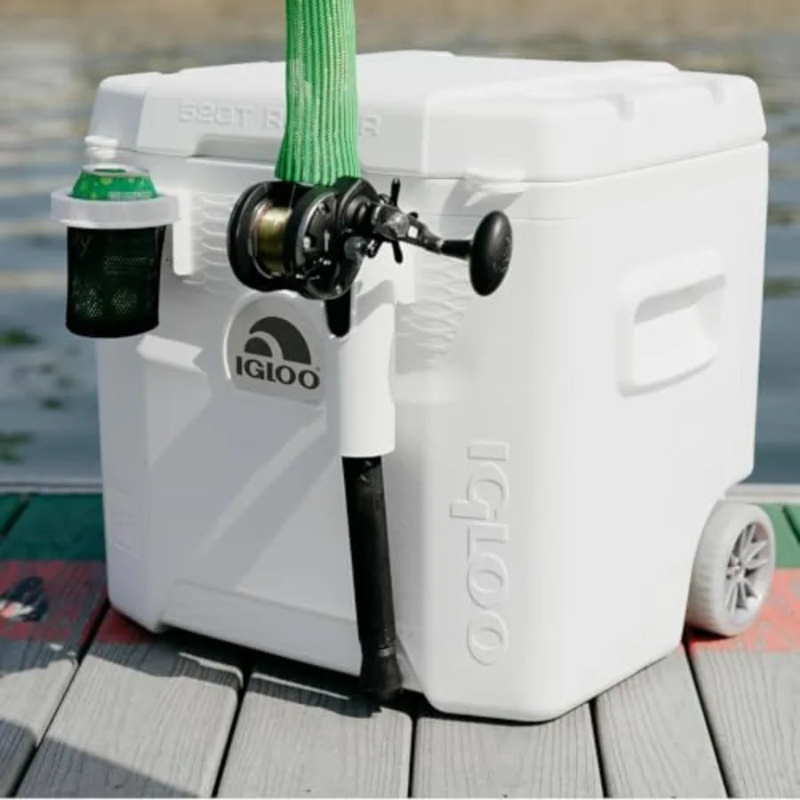 Marine Cooler Insulated Hard Shell Ice Chest Great for Fishing Camping Boating and More