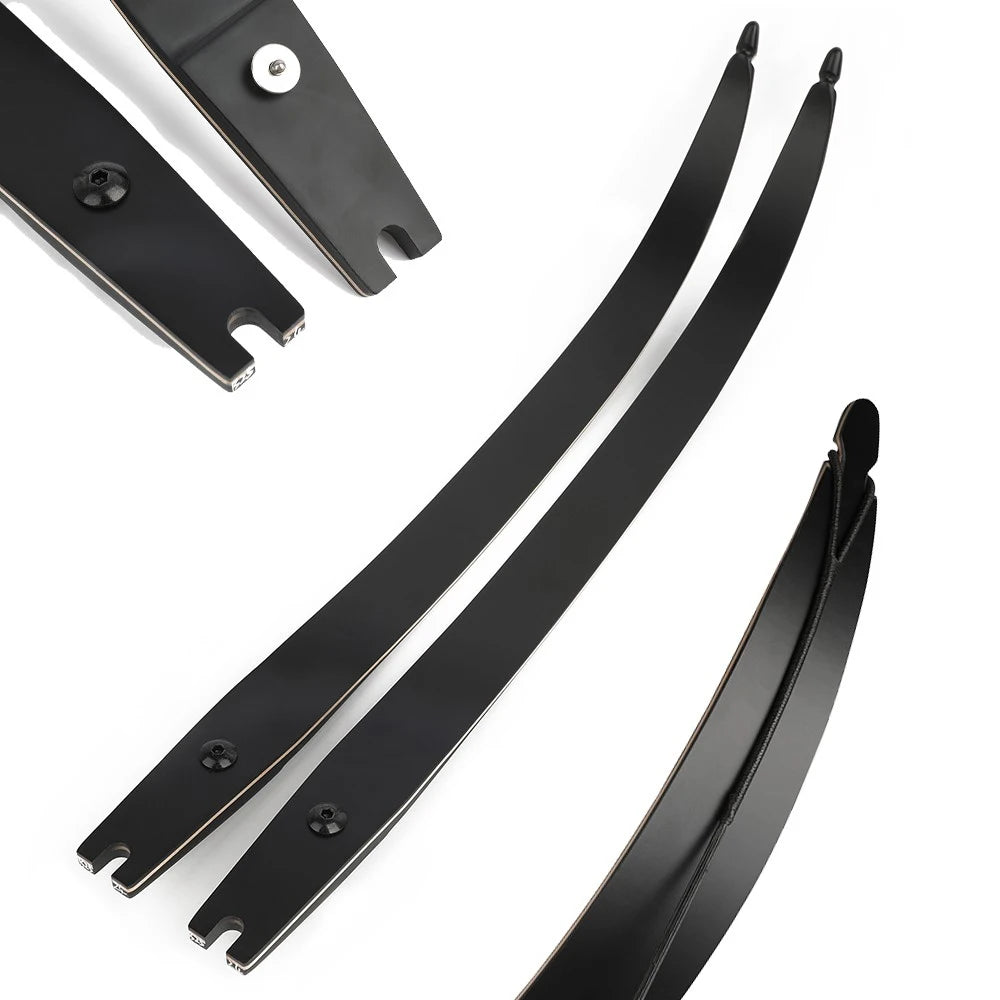 Recurve Split Bow Set 60 Inch ILF Takedown 50/60lbs Right Hand Detachable Wood Riser for Adults Archery Outdoor Hunting Shooting Target Practice Sports Accessories