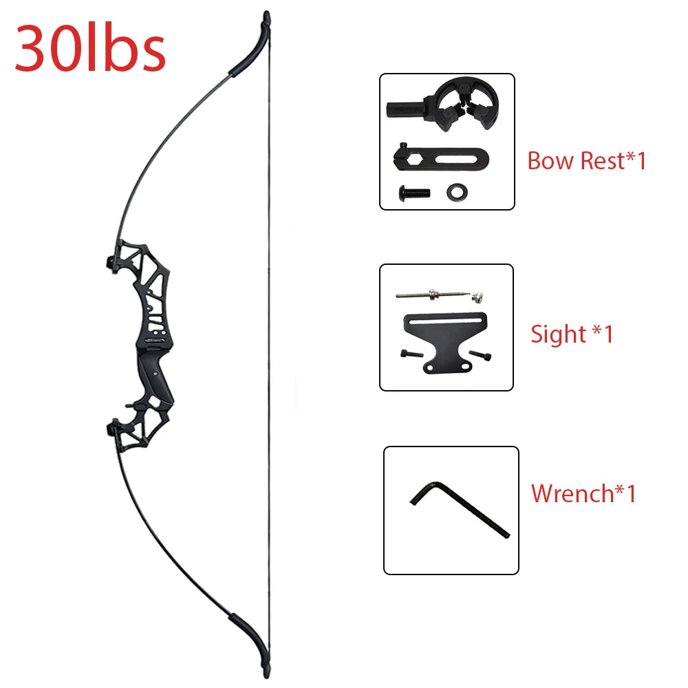 Toparchery Recurve Bow  Hunting Bow Adult Outdoor Shooting Practice Bow  RU(Origin)  Bow and Arrow