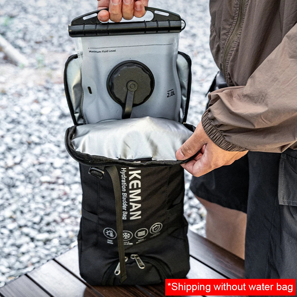 Insulated Cooler Bag For 1-2L&2-3L Water Bladders Hydration Bladder Insulation Sleeve Water Resistant Protective Insulated Cover