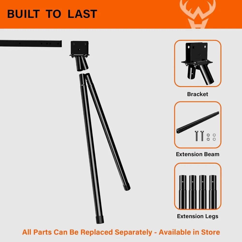 AR500 Steel Targets System 3/8 Inch Thick Steel Shooting Targets with Stand, All Parts Replaceable Separately - Hot Sale