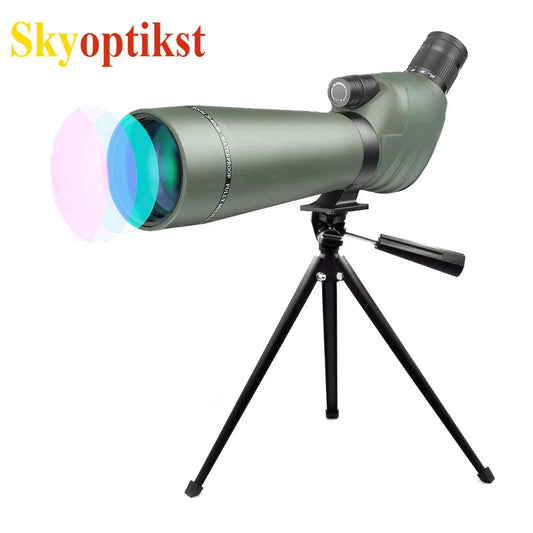 20-60x80/20-60x70HD Spotting Scope, Double Speed Focus, BAK4 Porro Prism, Fogproof for Target Shooting & Astronomy