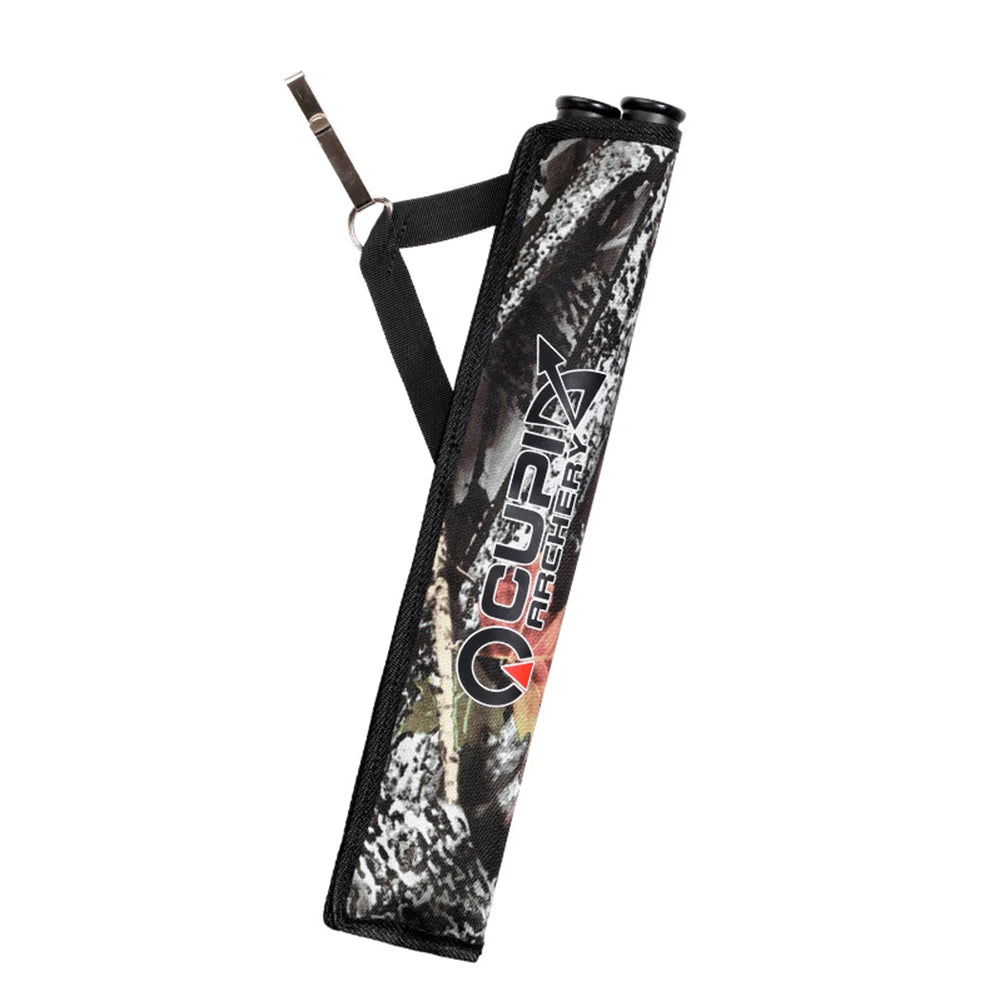 Waist Hanging Archery Arrows Holder Outdoor Accessories Double Tube Quiver Bags for Outdoor Hunting Storage