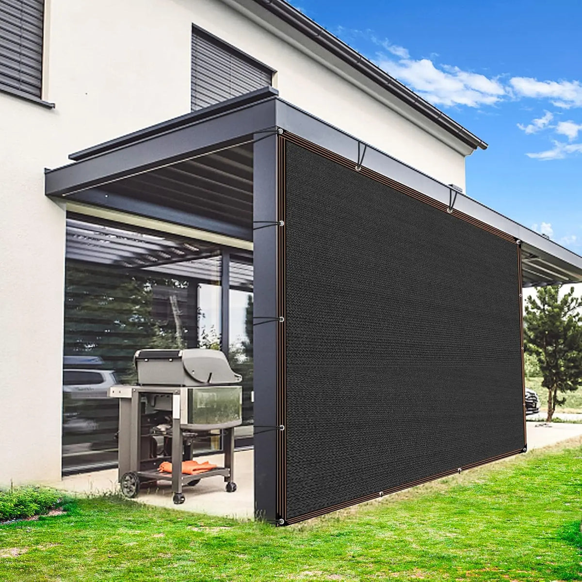 70% Shade Rate 10x20FT Heavy Duty Shade Cloth - Breathable UV Resistant Net for Greenhouses, Carports & Swimming Pools
