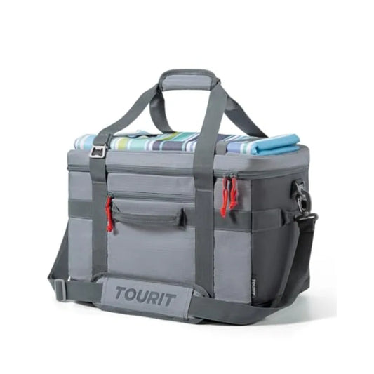 Soft Sided Cooler Bag Insulated 30/48/60 Cans, Large Collapsible and Leakproof Ice Chest for Picnic, Beach, Camping, Travel
