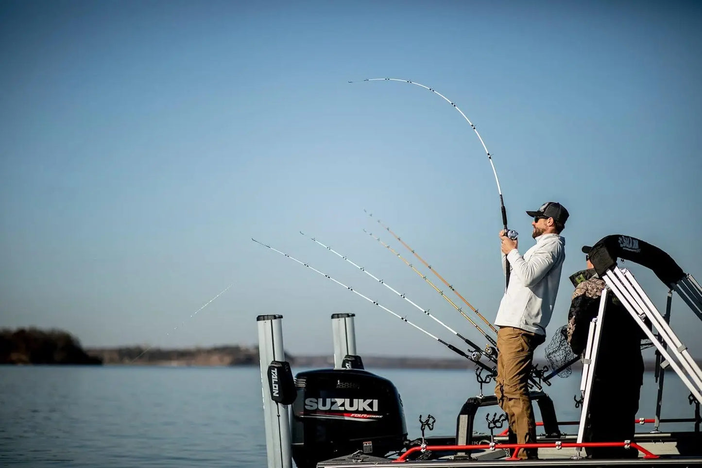 Catfish Special Spinning Fishing Rod - 7ft Medium Heavy, 15-30lb Line, 2-Piece