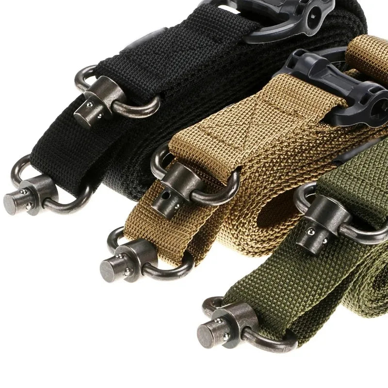 Adjustable MS4 Rifle Sling Gun QD Metal Strap Swivel Tactical Nylon 2 Points Multi Mission Release Airsoft Hunting Access