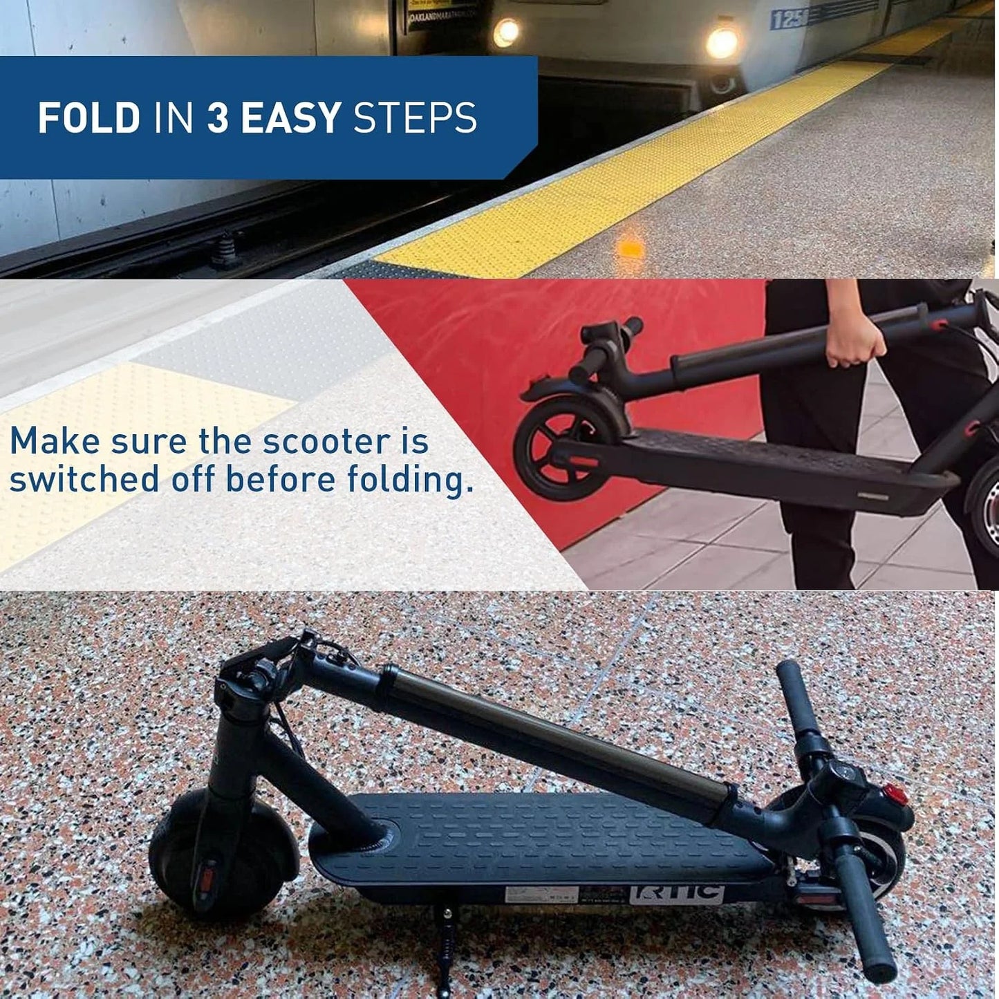 Hiboy S2 Lite Electric Scooter for Teens, 250W Rated 350W Peak Motor, 13 MPH Speed, 10.6 Miles Range, 23.2 lb Lightweight Foldable Design, Dual Brakes, 6.5" Solid Tires, 4-Light Safety System
