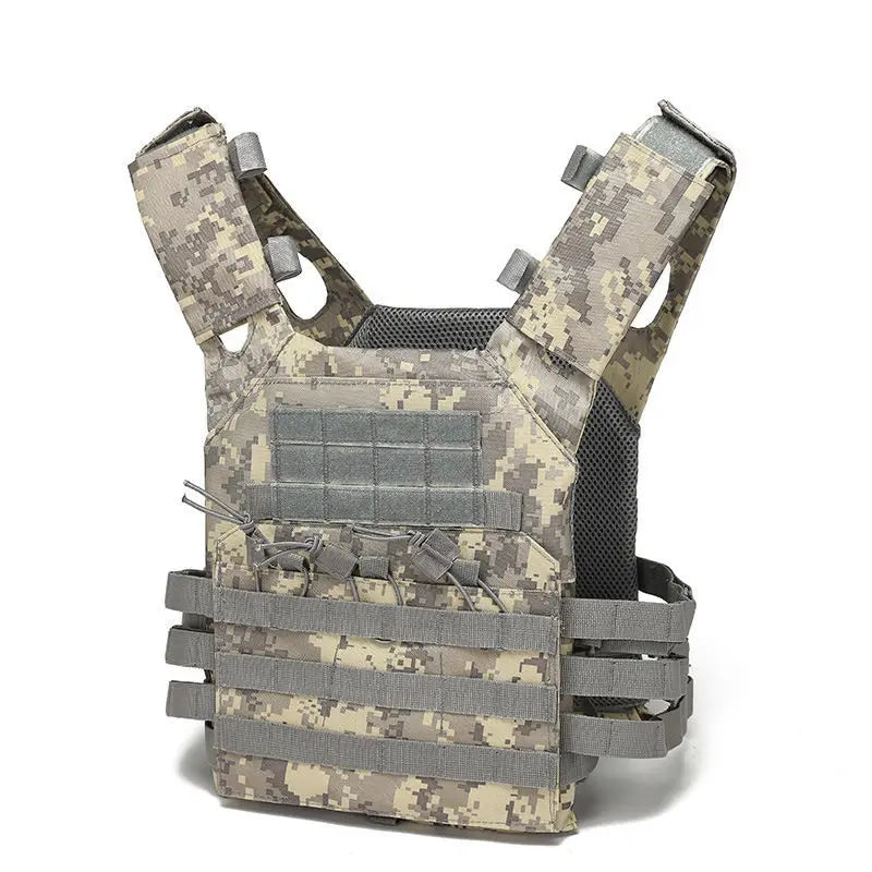 Nylon Tactical Vest Body Armor Hunting Carrier Airsoft Accessory Combat MOLLE Camo Cosplay  Army Vest CS Game Jungle Equipment