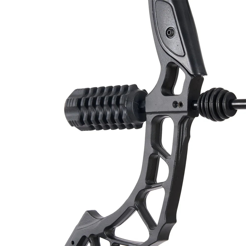 30-60lbs Compound Bow 37inchs Adjustable Hunting Bows with Sight Brush Stabilizer for Outdoor Archery Shooting