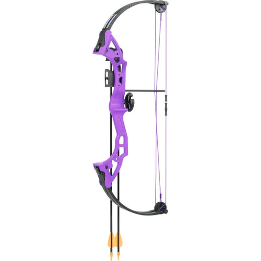 Bear Archery Brave Bow Set for Youth Recommended Ages 812 Right Handed Continuous Draw Weight Up to 25 lb. Continuous Draw Leng