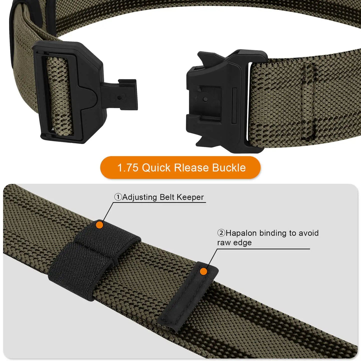 KRYDEX 1.5" Tactical Leg Strap Magnet Quick Release Leg Drop Holster Elastic Thigh Strap For Shooting Hunting Airsoft Combat