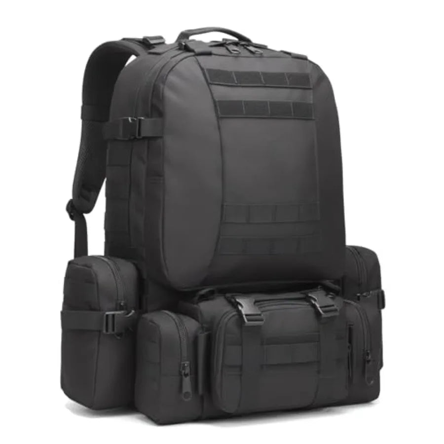 Military Tactical Backpack for Men 60L Waterproof Bug Out Bag Survival Rucksack Go Bag Emergency Molle System Army 3 Day Assaul