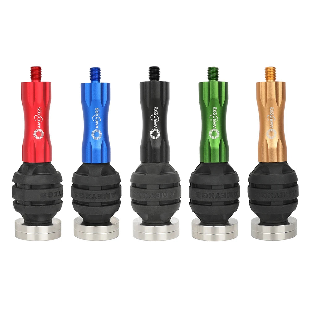 1pc Compound Bow Stabilizer Shock Absorber Rod Stabilizer Bar 4.4inch Alloy Balance Rod Side Rod Hunting Shooting Accessories