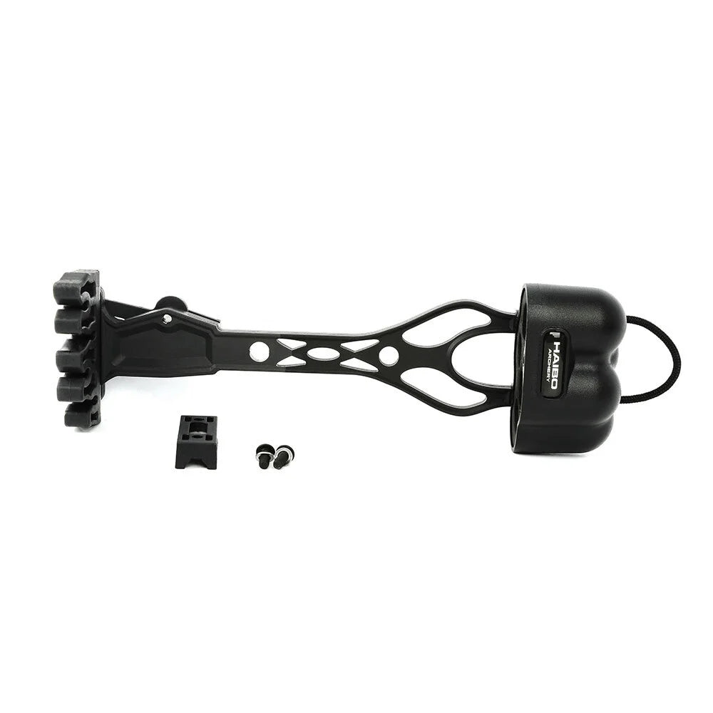 Arrow Quiver 4-Arrow Quick Release Holder Reinforced Nylon with EVA Foam Pad Portable Adjustable Removable Hip Quiver for Compound Bow Hunting Shooting Target Practice Outdoor Durable Archery Accessories