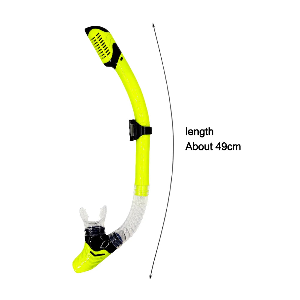 Snorkel Swimming Swim Snorkel with Hanging Buckle Comfortable Breathing Tube for Snorkeling for Free Diving Diving Equipment