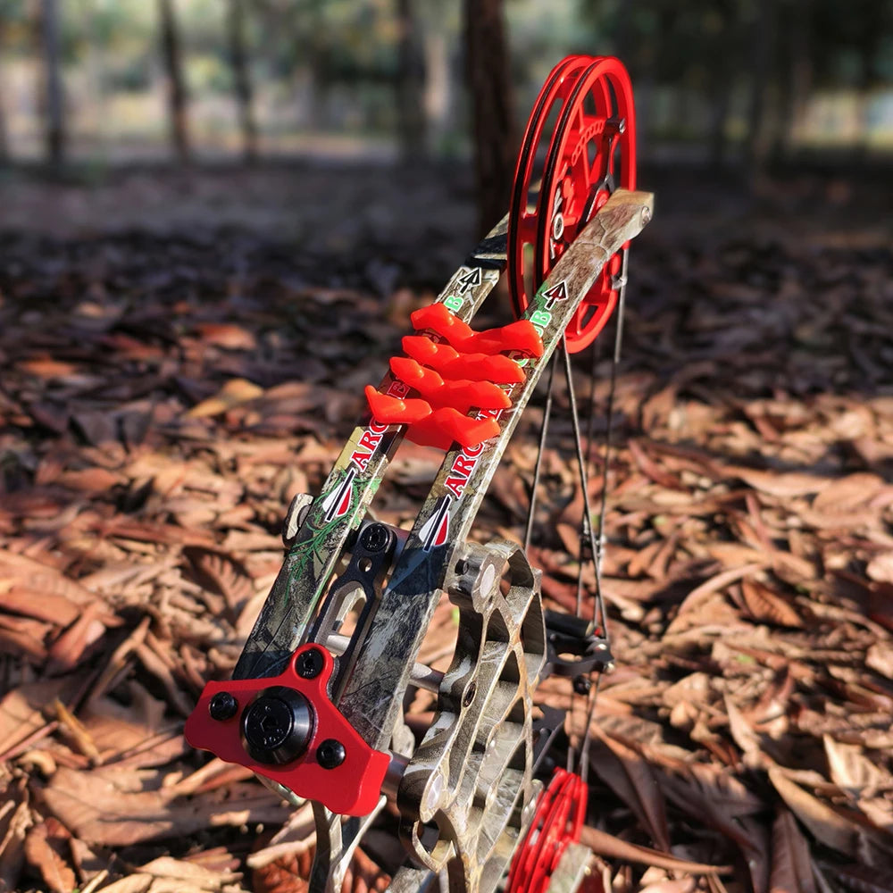 Archery Compound Dual-use Bow 30-60lbs 19" Axle Hunting Steel Ball 420FPS Right Hand Car Outdoor Target Shooting Archery Bow