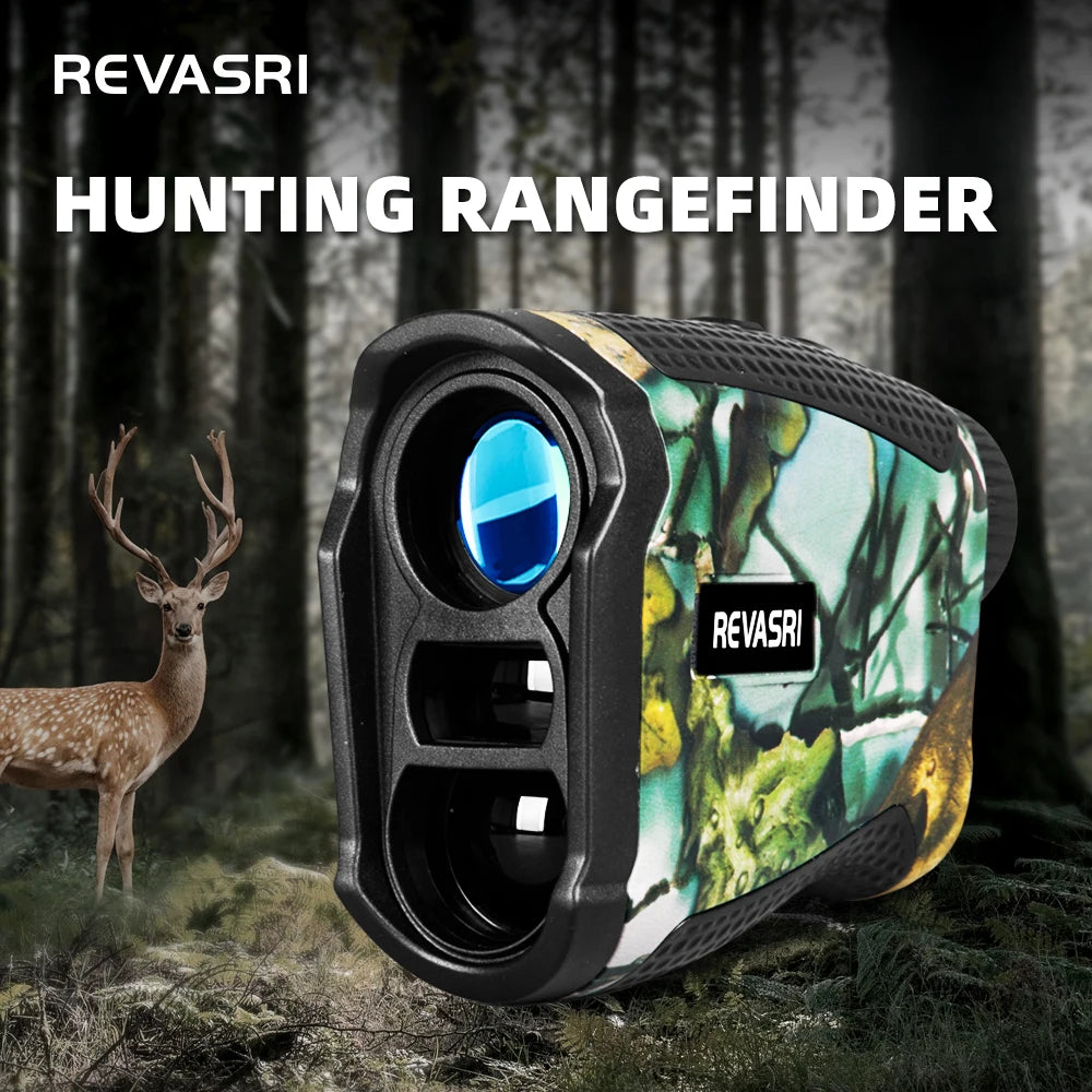 REVASRI 1000M Multi-Function Hunting Rangefinder, with Speed, Angle and Continuous Scan Functions, Designed for Outdoor Hunting