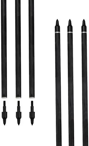 16 18 20 inch Carbon Crossbow Bolts Bio Archery with 4 Inch Vanes(Pack of 12)