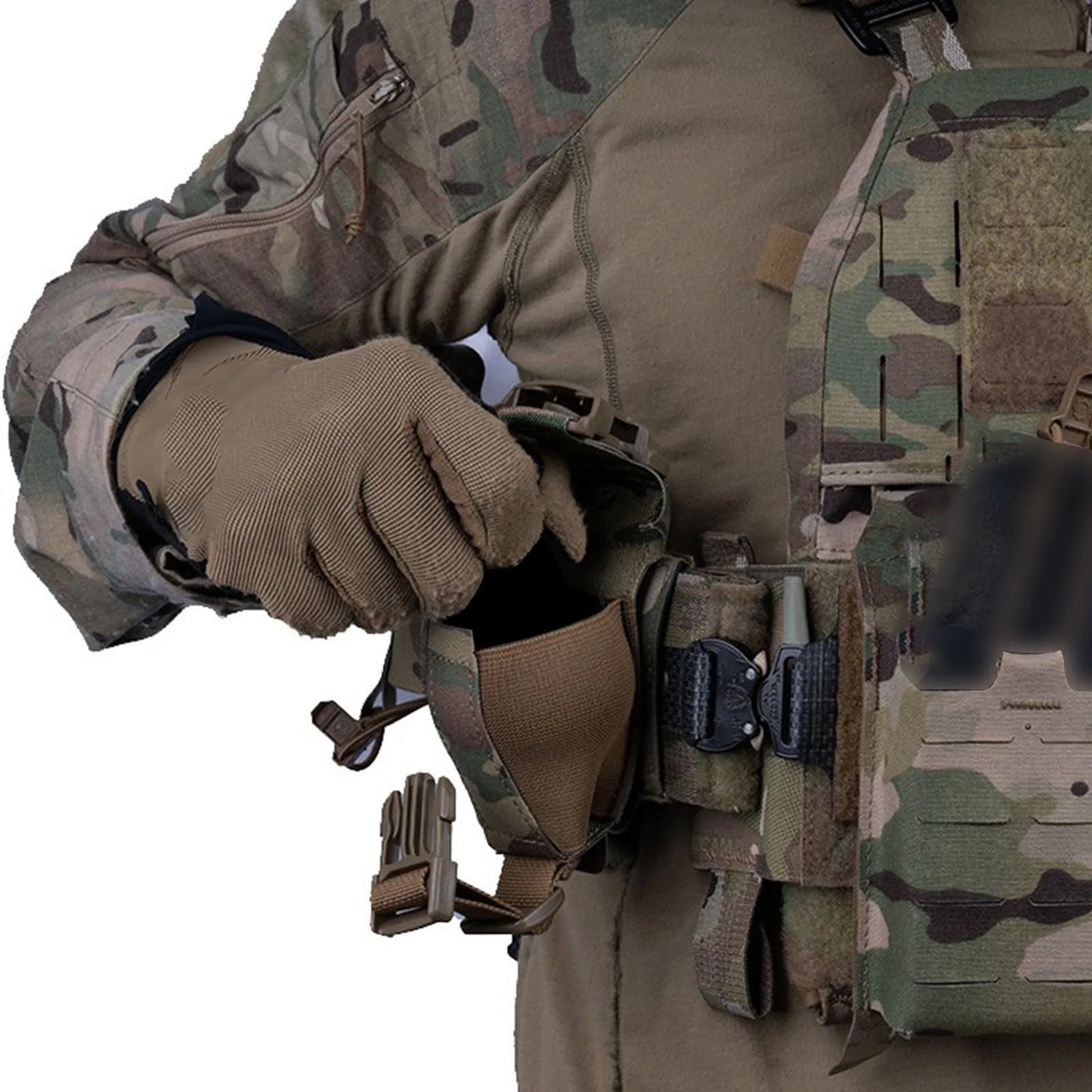 Grenade Pouch Small Hunting Accessories Single Flashbang Pouch Compact Stretch Bag for Outdoor Activities